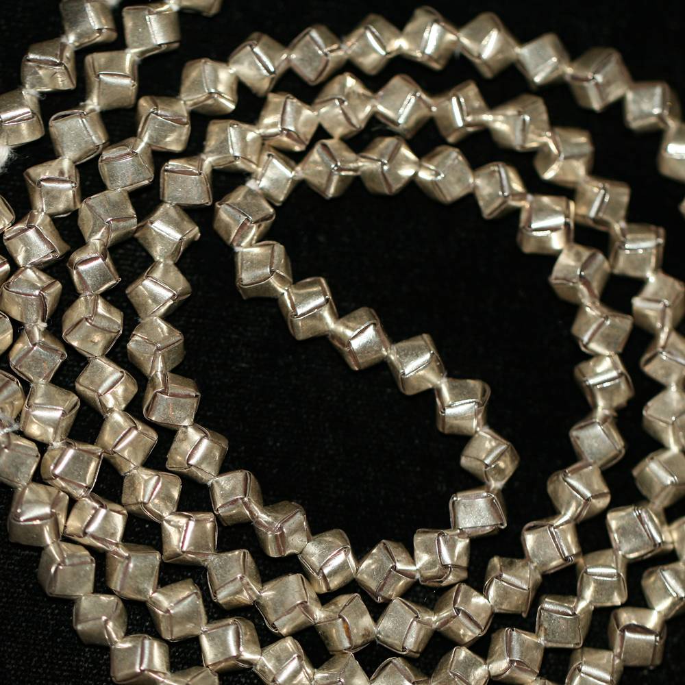Tribal Silver Beads