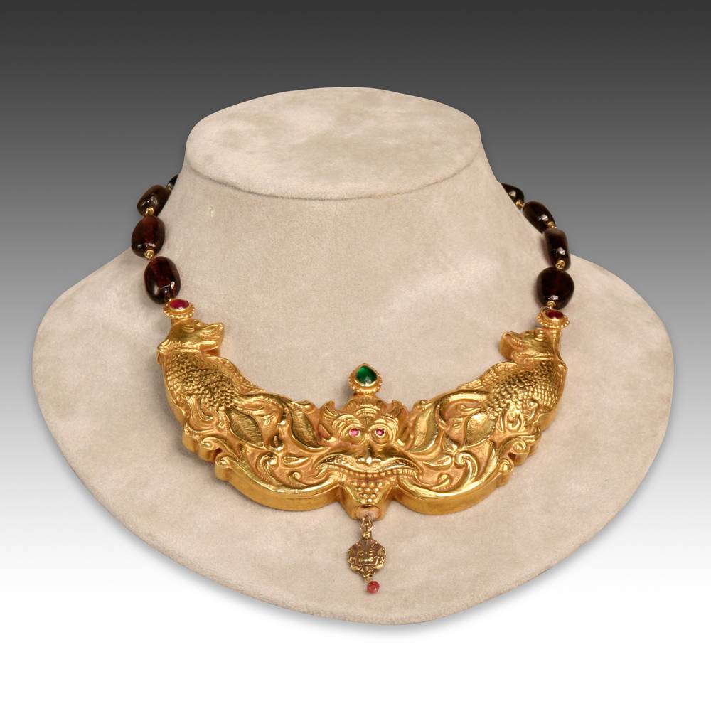 Necklace with Narsimha Pendant