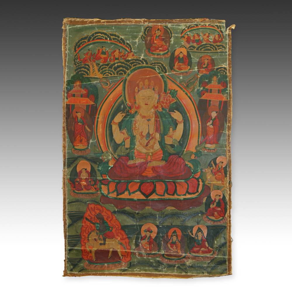 Thangka or Devotional Painting