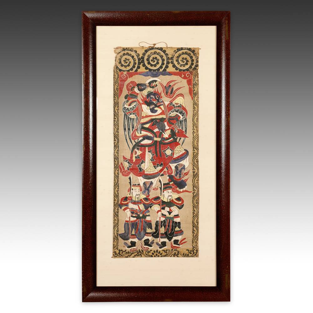 Taoist Shaman's Scroll, Framed
