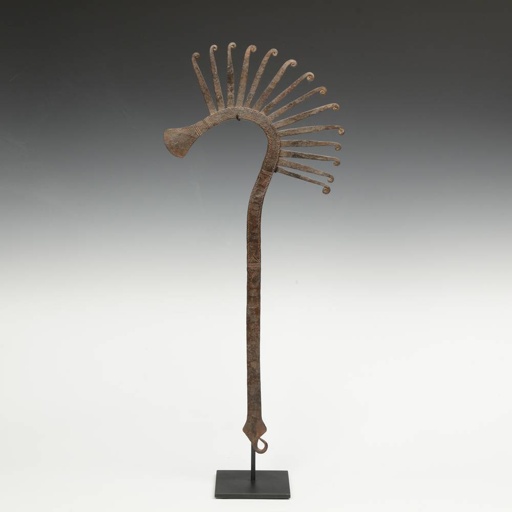 Diviner's Scepter with Rooster Motif