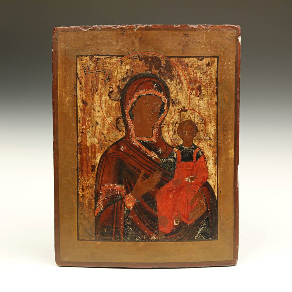 Icon Depicting Madonna and Child
