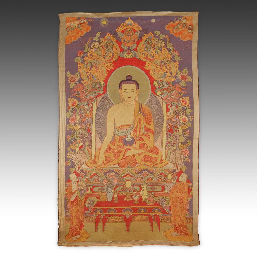 Thangka Depicting Buddha Shakyamuni