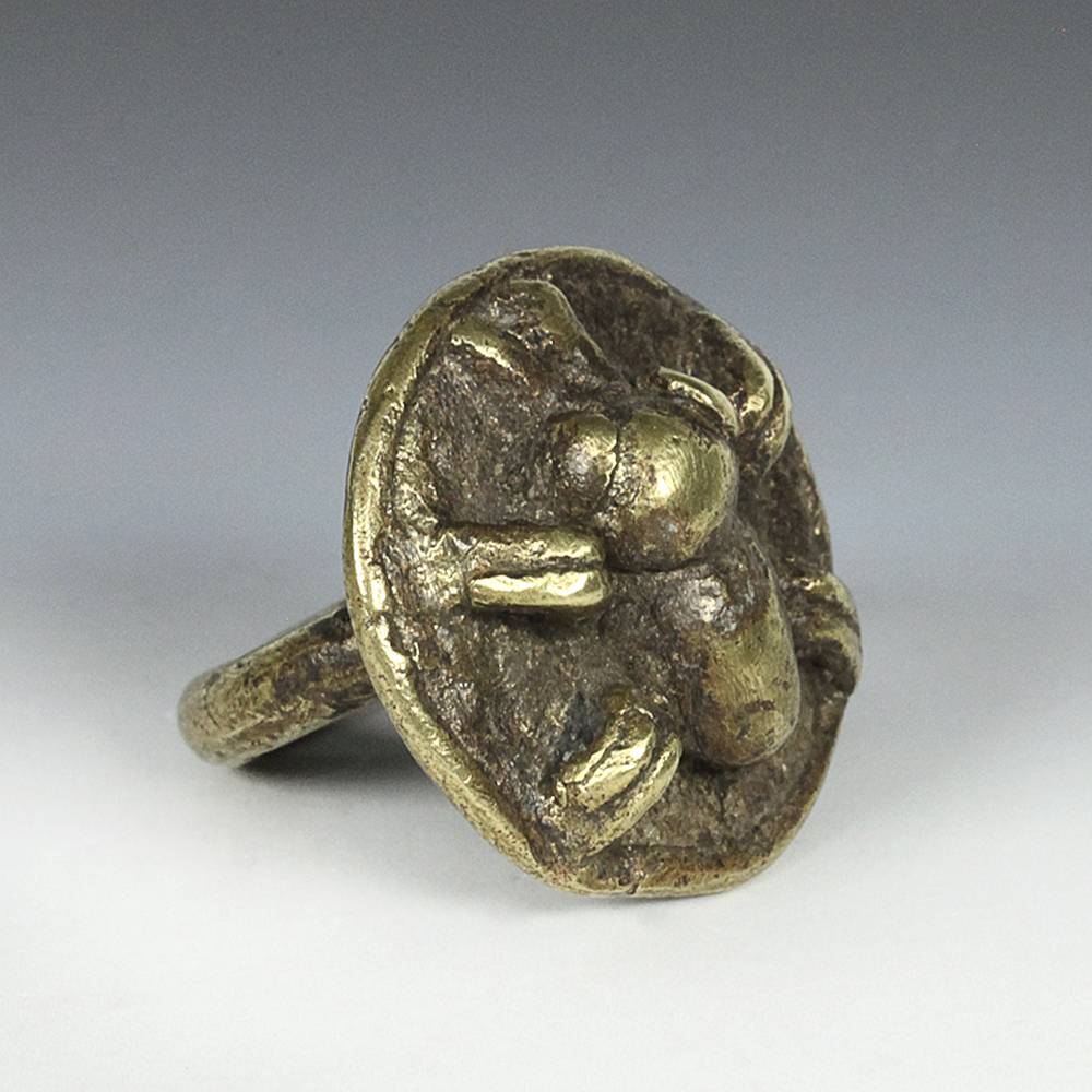 Ring with Spider Figure
