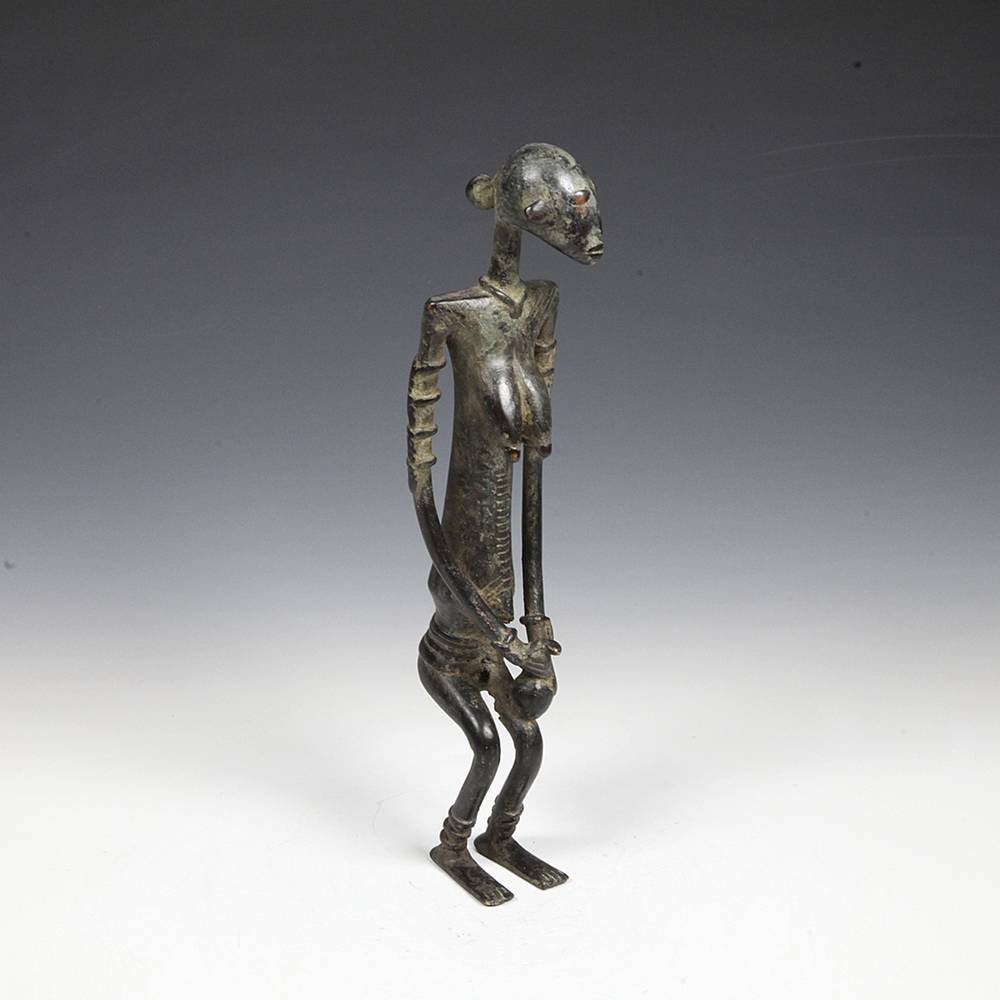 Standing Female Figure Holding Calabash