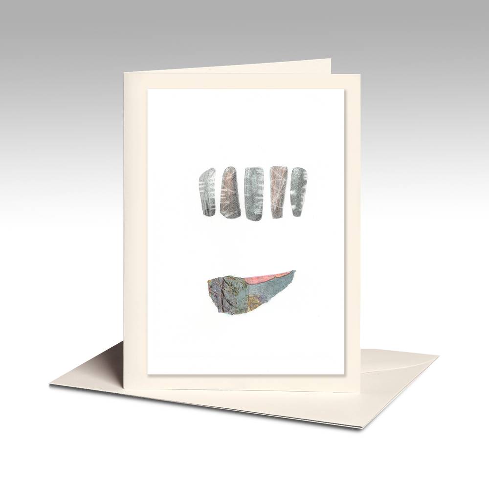Archival Note Card, Celtic | Currach & Stone