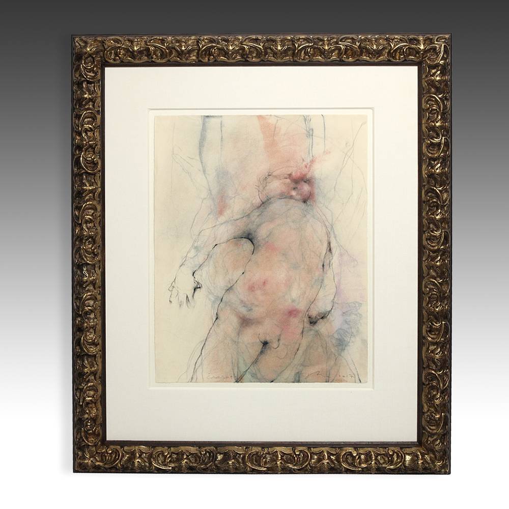Pastel Painting, Framed